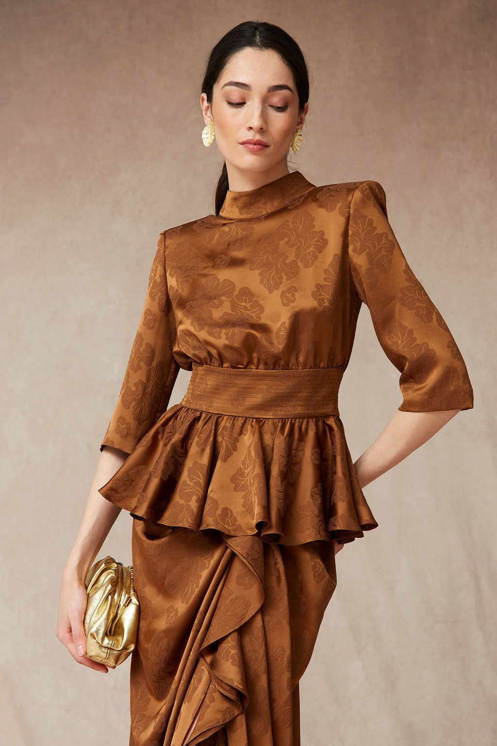 TOP ANCARA MARRON
