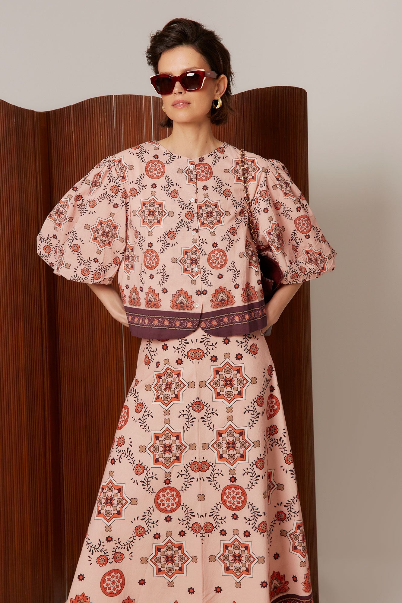BLUSA MOSAICO ROSA