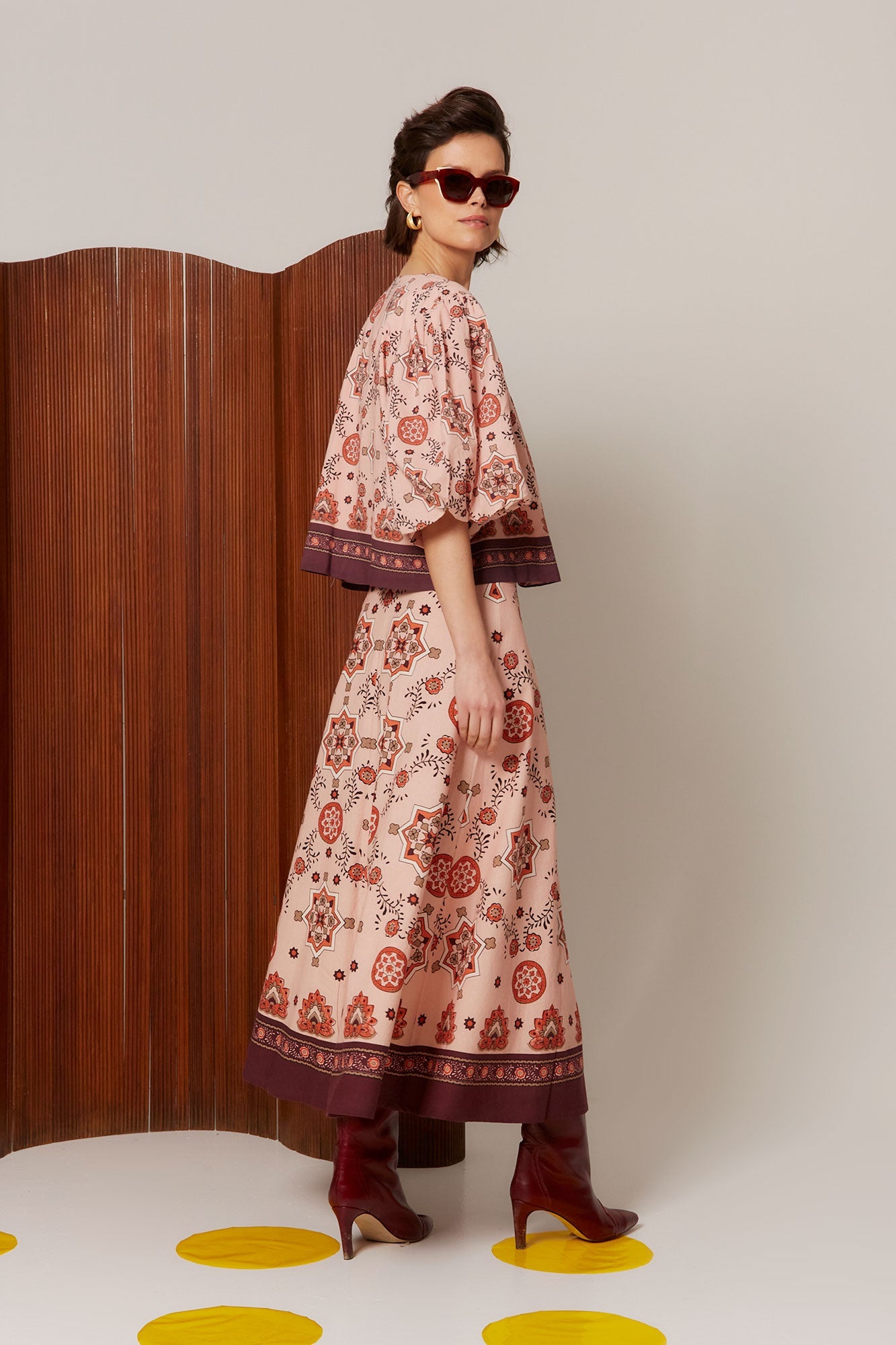 BLUSA MOSAICO ROSA