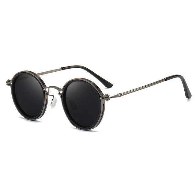 Leticia | Gafas de Sol Redondas Mujer Patillas Doradas